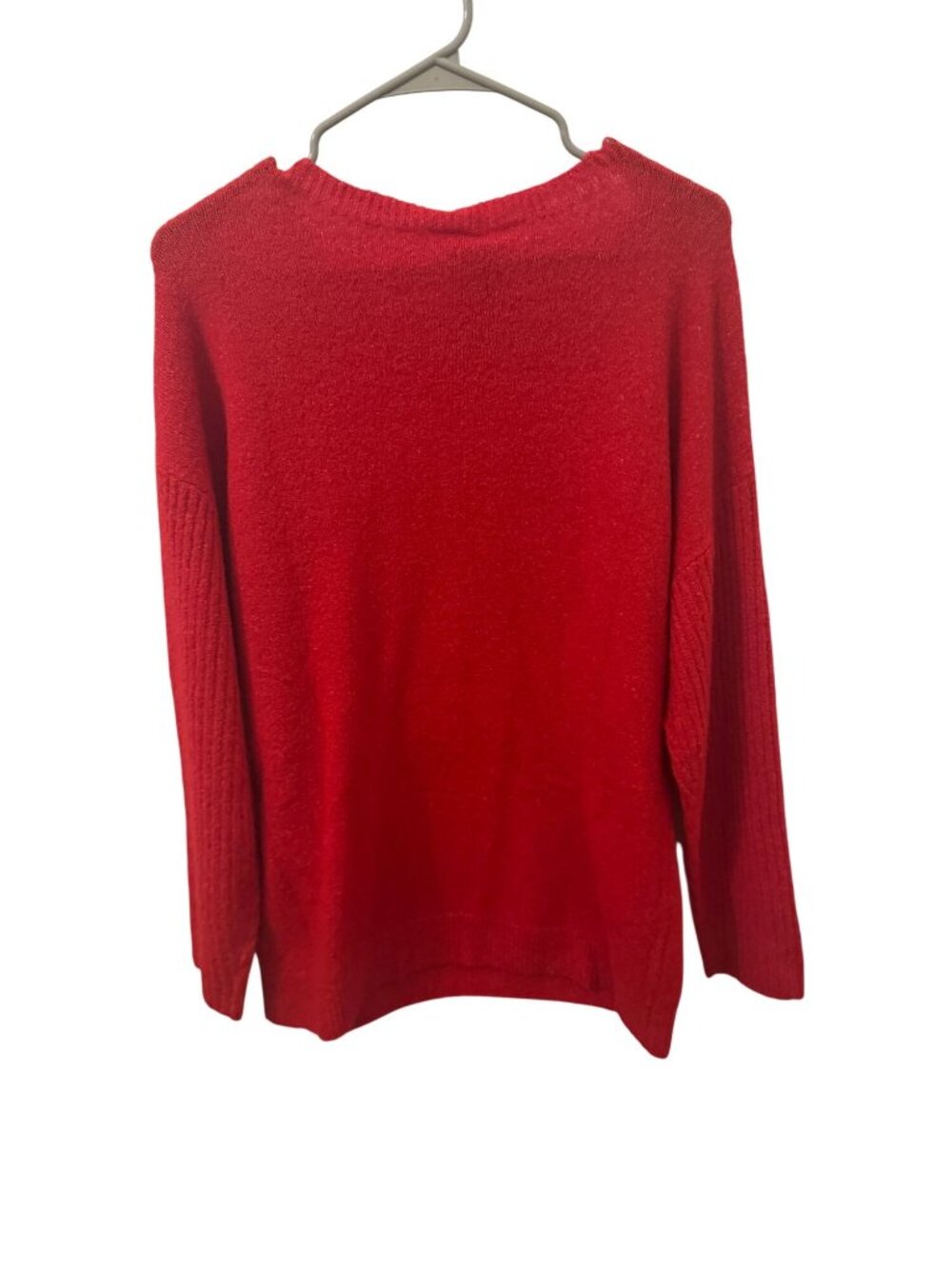 NWT Red and White star boutique sweater size M - Picture 3 of 3